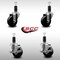 Service Caster 3.5'' SS Phenolic Wheel Swivel 1-1/4'' Expand Stem Caster Set 2 Brakes, 4PK SCC-SSEX20S3514-PHS-2-TLB-2-114 - alternate 3